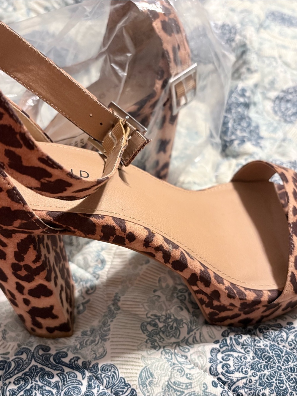 torrid Leopard-Pattern Platform Block Heel Sandals - Tan/Brown